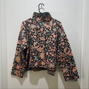 ZARA Floral Jacquard Knit Sweater Sz. S